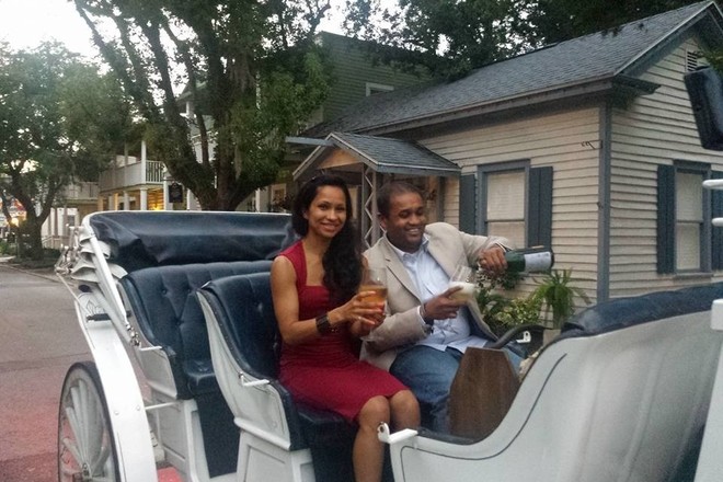 Private Wine & Carriage Ride for Two - 45mins