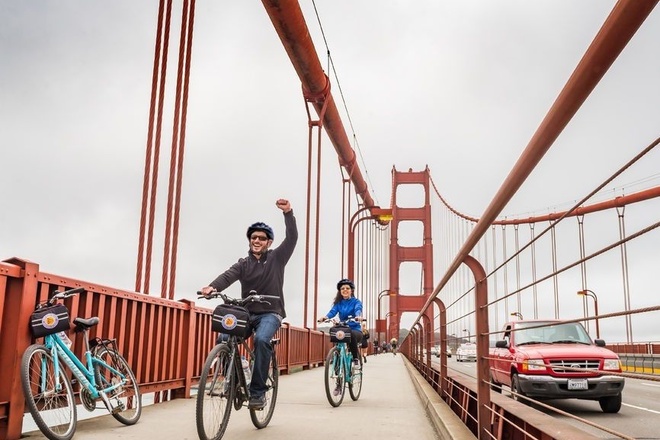 Golden Gate Bridge to Sausalito Bike Tour
