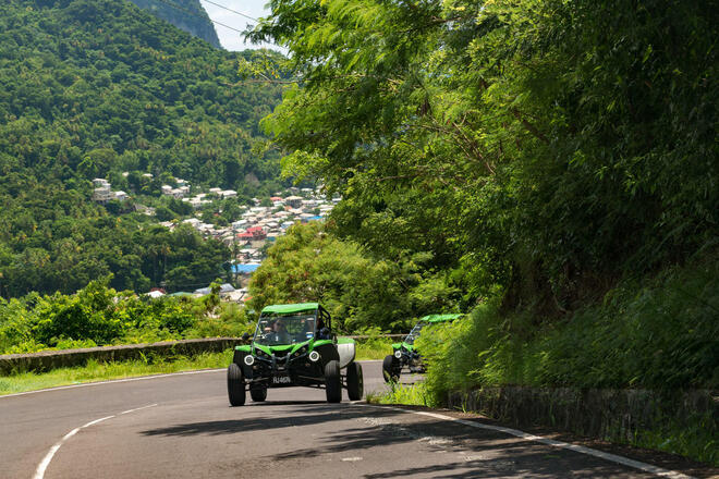 Soufriere Safari from South