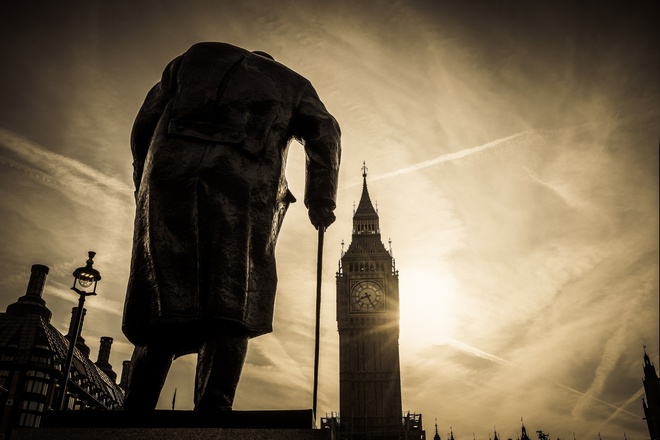 Churchill and London in WW2