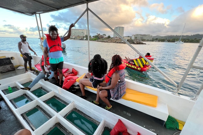 Glass Bottom Boat Tour | Lover’s Cave Tour & Dolphins Visit